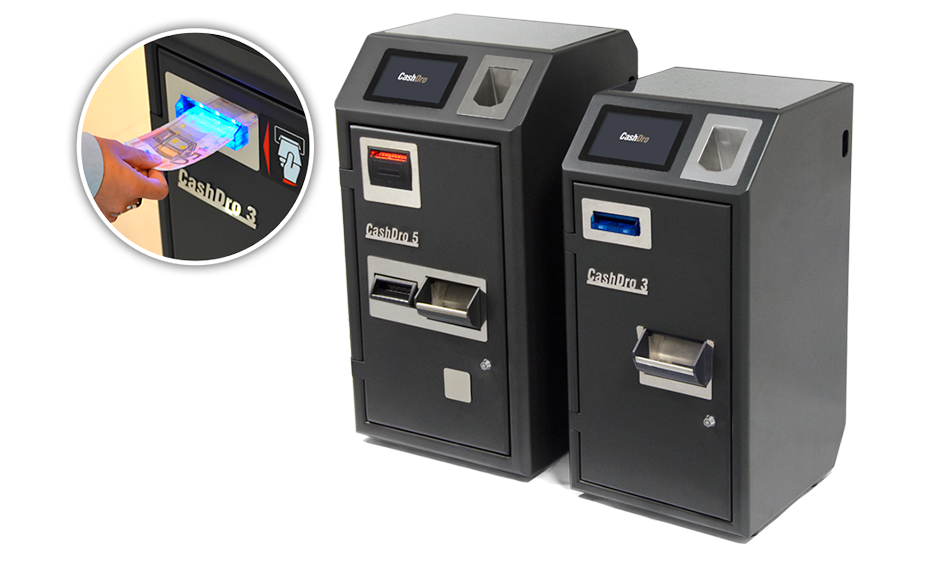 Dispositivos CashDro 3 y Cashdro 5 de gestión de efectivo