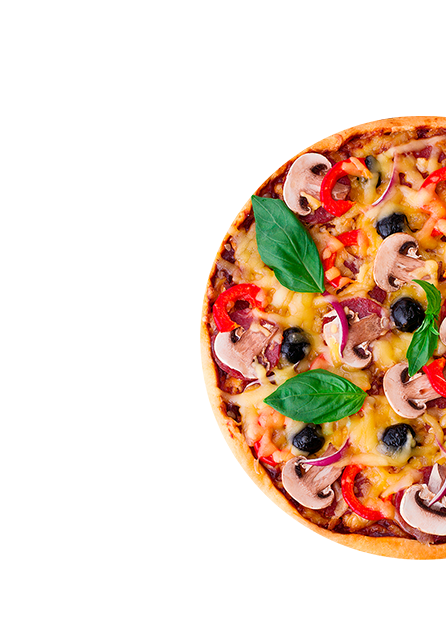 Pizza de detalles del formulario de contacto